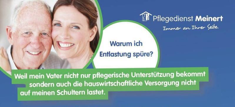 Banner mit Werbung: Warum ich Entlastung spüre? Weil mein Vater nicht nur pflegerische Unterstützung bekommt, sondern auch die hauswirtschaftliche Versorgung nicht auf meinen Schultern lastet.